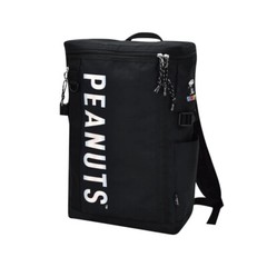 SNOOPY Unisex Backpack SPZ-3366 Black Aurora Logo Large Capacity Water-repellent