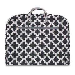 NEW HANGING GARMENT BAG LUGGAGE TRAVEL CHEER BLACK TOTE SUIT GRAY CANVAS DANCE