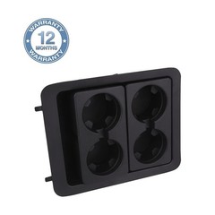 ONER AUTO PARTS Center Console Cup Holder Tray,Compatible with Black