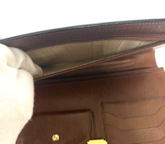 Authentic Bally clutch leather From Japan 0430