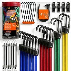 HORUSDY 31-Piece Premium 6&Prime;, 10&Prime;, 18&Prime;, 24&Prime;, 32&Prime;, 40&Prime;, Red&blue&green&yellow