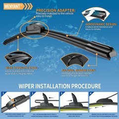 12&Prime; Rear Wiper Blade for Subaru Impreza/Crosstrek/WRX/Honda CRV/Element