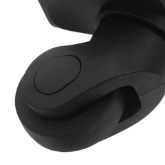 2Pcs Durable Swivel Luggage Replacement Wheels for Travel Bags Black Material