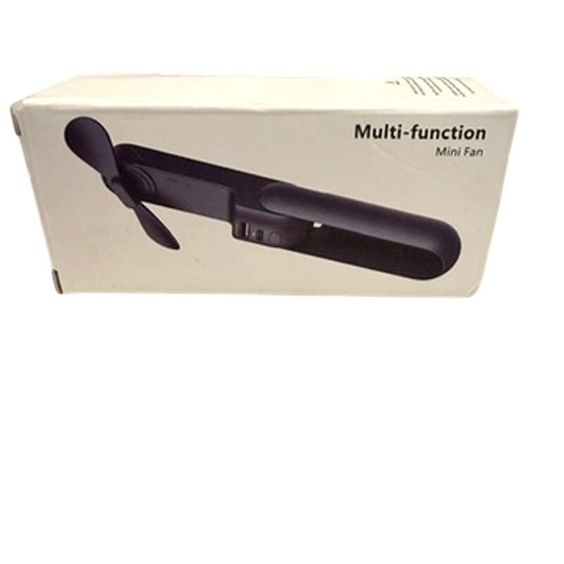 Portable Handheld Mini Fan Rechargeable 3 Speed USB Low Noise Travel Cooling