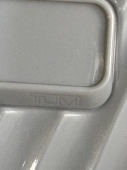 NWT Tumi for Delta Black Mini Hard Shell Amenity Case Kit EMPTY