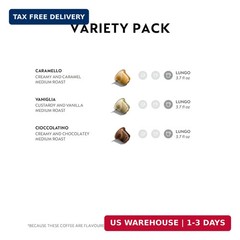 Nespresso Original, Barista Flavored Pack, 30-Count Coffee Pods | Capsules Pack