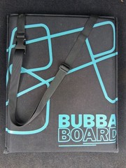 Bubba Board Airplane Travel Seat Extender Black/Blue W/Adjustable Carrying Strap
