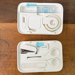 Travel Stationary Kit by Team-Demi/White 31-231 High Quality-8 Tools Compact-NOB