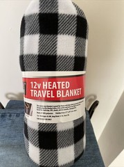 TREKSAFE AUTOMOTIVE 12V HEATED TRAVEL BLANKET