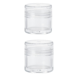 MUJI Acrylic Stacking Case Subdivided Case Size S 3.5 x 3.1cm (2 set )