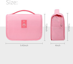 Large Capacity Toiletry Bag Travel Bag with Hanging Hook for Men and Women Water