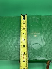 Waldorf Astoria Xiamen China Hotel Toiletry Cosmetic Case Organizer Bag Green