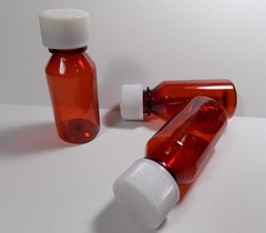 Travel or Medicine Plastic Bottles 1 OZ-Perfect Size For TSA-Won&rsquo;t Crush-10 Pak
