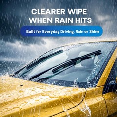 22 Inch Windshield Wiper Blades 2 Pack(Pack Of 2), All-Season Performance Aut…