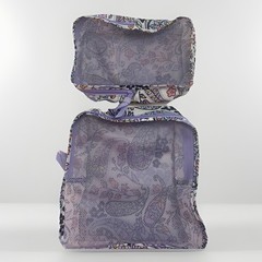 REDUCED 2 Pc Set Vera Bradley Packing Cubes Maddalena Paisley Pre-Owned
