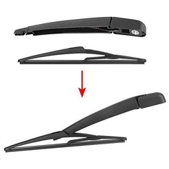 Rear Windshield Wiper Blade Arm Set for Nissan Juke 2010-2020 – 310mm 12inch