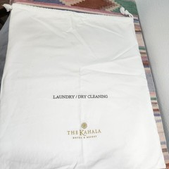 Laundry & Dry Cleaning Bag From The Kahala Hotel & Resort 18×23 100% Cotton Item