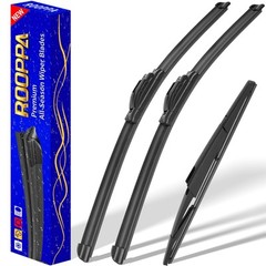 3 Wiper Blades Set for 2006-2014 Kia Sedona 2007-2010 Hyundai Entourage