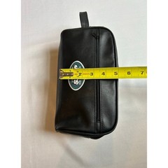 NFL New York Jets Toiletry Bag Faux Leather Embroidered Logo