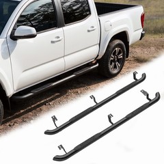 2PCS 4 Inch Running Boards Side Steps Fit Toyota Tacoma 2005-2023