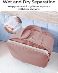 Puffy Cosmetic Travel Bag with Four Compartments – Essential Organizer for Women