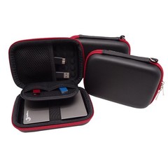 Travel Electronics Organizer Bag for Cables Earbuds and Small Accessories Black