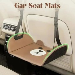 Portable Car Rear Seat Foot Hammock Adjustable Travel Footrest