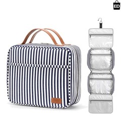 Elegant Waterproof Hanging Travel Toiletry Organizer for Women – 4 Compartments