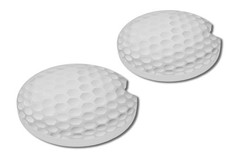 Elektroplate Golf Ball Automotive Ceramic Coasters (2.6&Prime; Universal,