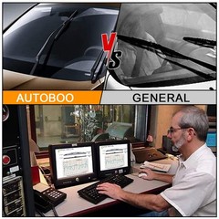 24&Prime; & 18&Prime; Windshield Wiper Blades, OEM Quality, All-Season, Quiet, Pack of 2