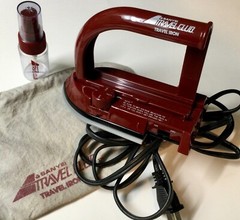 Sanyei Travel Club PC50 TRAVEL IRON Detach Handle Dual Volt 120/240V AC 80/160W