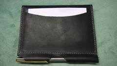 Passport Case leather.high quality Including Pen. Made in USA