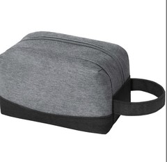 Travel Toiletry Bag – Water Resistant small pouch- brand new- grey and black