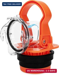 Camco Rhino RV Sewer Adapter PRO – Clear Sewer Hose Elbow with Drain Lock Adapte