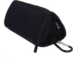 Black Neoprene Utility Storage Case Pouch Bag Pen Holder Zipper Travel Carry Bag