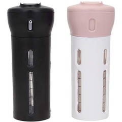4-in-1 Travel Dispenser Bottle Set, TSA Approved,