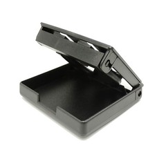 TIHOOD 2PCS Adjustable Folding Drink Holder with Screws/Adjustable Cup Black