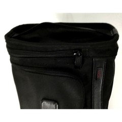 TUMI Black Ballistic Nylon Hanging Travel Toiletry Bag Cosmetic Organizer Kit