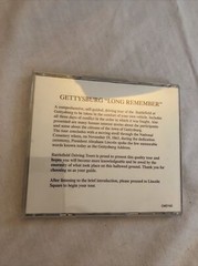 Gettysburg CD A Tour in your own vehicle  car 2 CDs EUC