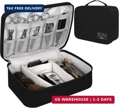 Barber Bags for Clippers and Supplies, Mens Hair Trimmers Box, Portable Clipp…