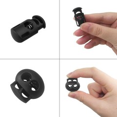 20 PCS Plastic Cord Locks & Length: 600 inches, Diameter: 0.15625 4mm