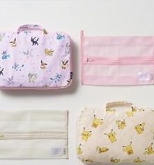 Pokémon Eevee Travel Compression organizer with mesh pouch Gowell