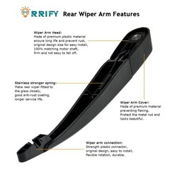 Rear Windshield Wiper Arm Blade Set 8L8Z17526-C for Ford Escape 2008-2012, fo…