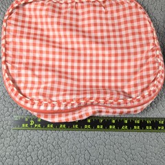 BAGGU Gingham Packing Cubes Red Green Set Of 2 Recycled Nylon Travel Organizer
