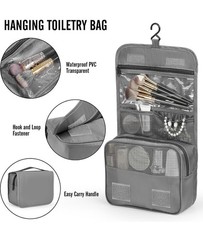 Gray Travel Packing Organizer Set – 10 Piece Home Storage Kit, NWOT