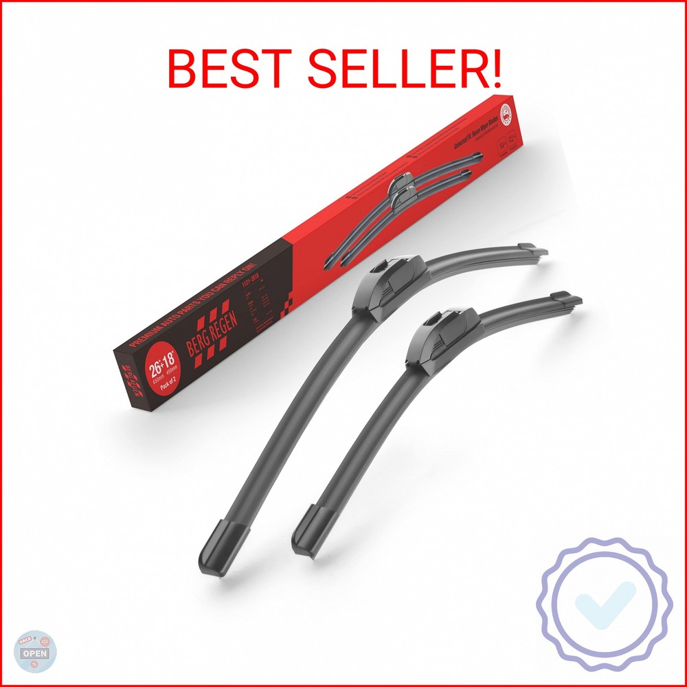 BERG REGEN 26&Prime;+18&Prime; Windshield Wiper Blades Replacement for Toyota Camry 2012-201