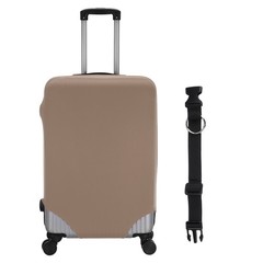 Travel Luggage Cover XS(19-20 Inch) Washable Elastic Suitcase Covers Khaki