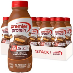 Premier Protein Shake, Chocolate Peanut Butter, 30g Protein, No Added Sugar, 24