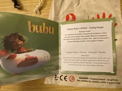 ✈️ GADGETS – TURKISH AIRLINES – 2 HEADPHONES + CLOTH BAG + FAIRY TALE BOOK