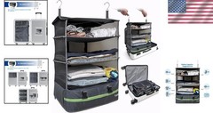 Expandable Stow-N-Go XL Hanging Shelves – Mobile Organizer for Effortless Travel